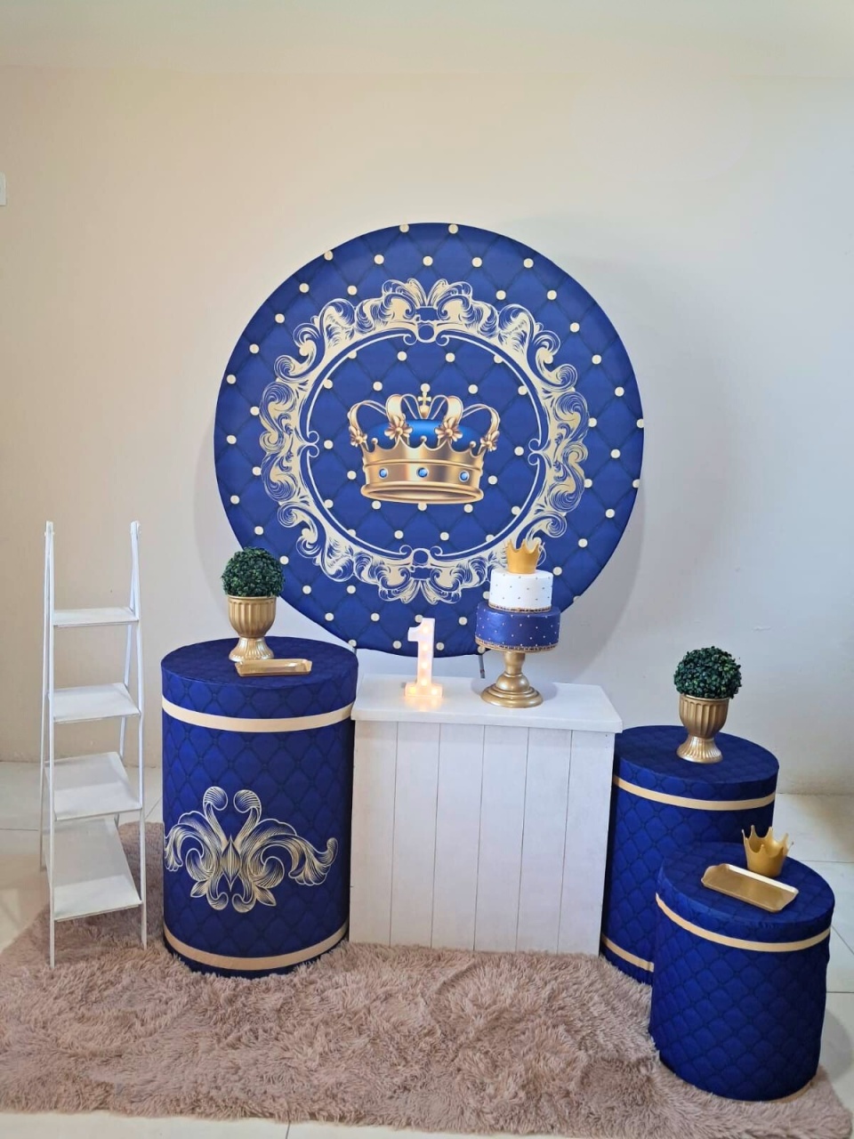 Kit Principe Azul - Luxo - comdecoracaofestas