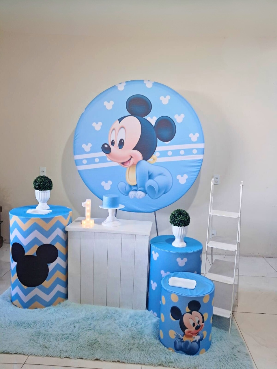 Kit Mickey Bebe - Luxo - comdecoracaofestas