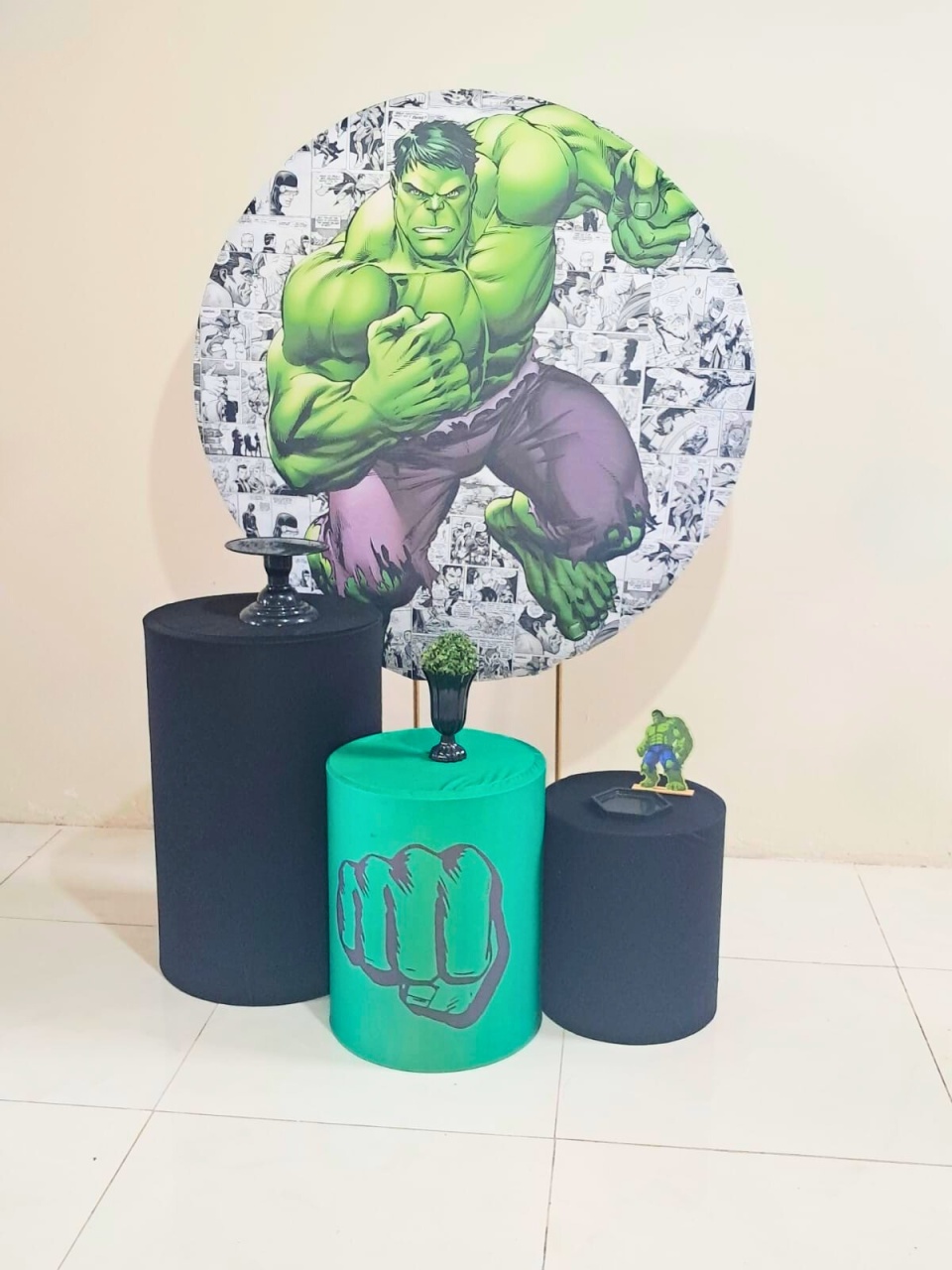Kit Hulk - Básico - comdecoracaofestas