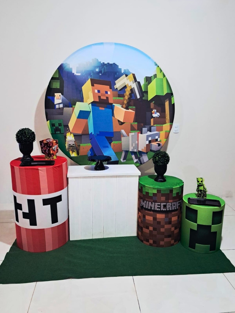 Kit Minecraft - Essencial - comdecoracaofestas