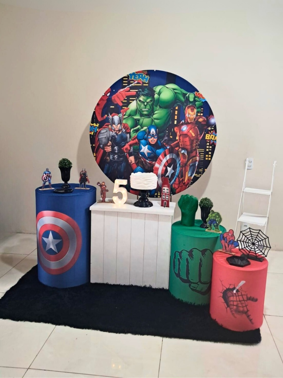 Kit Vingadores - Luxo - comdecoracaofestas
