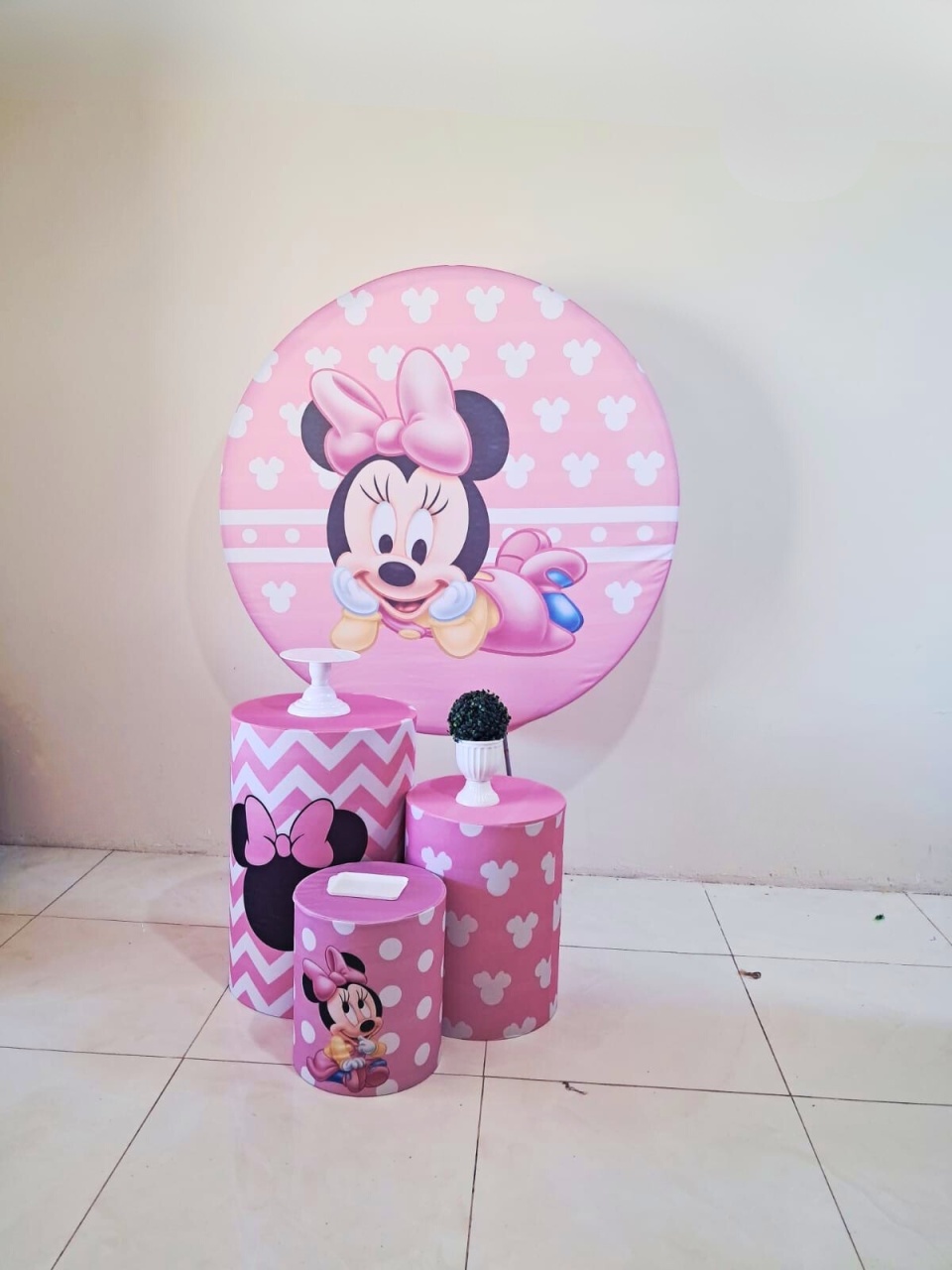 Kit Minie Bebe - Básico - comdecoracaofestas
