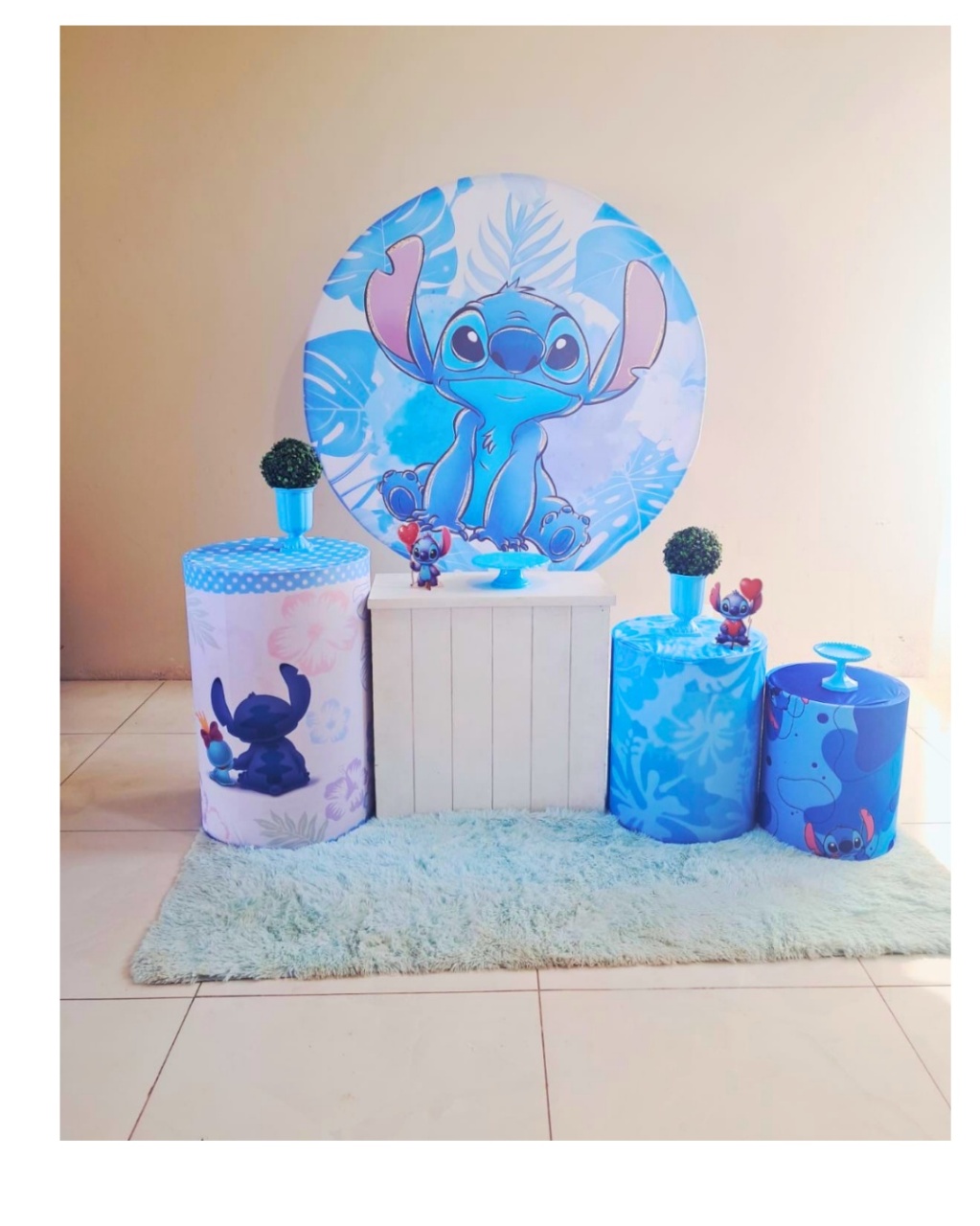 Kit Stitch Azul - Essencial - comdecoracaofestas