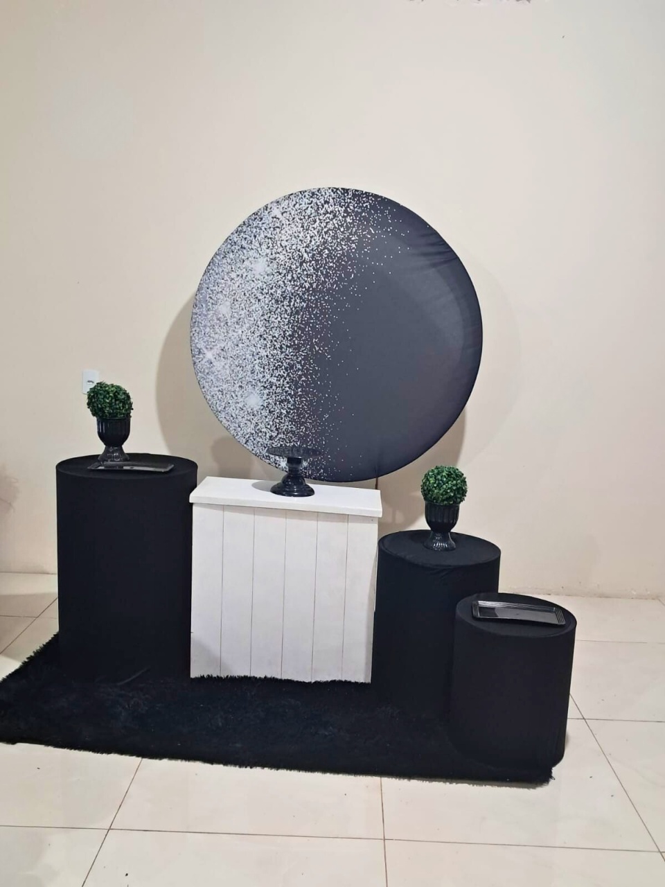 Kit Glitter Preto - Essencial - comdecoracaofestas