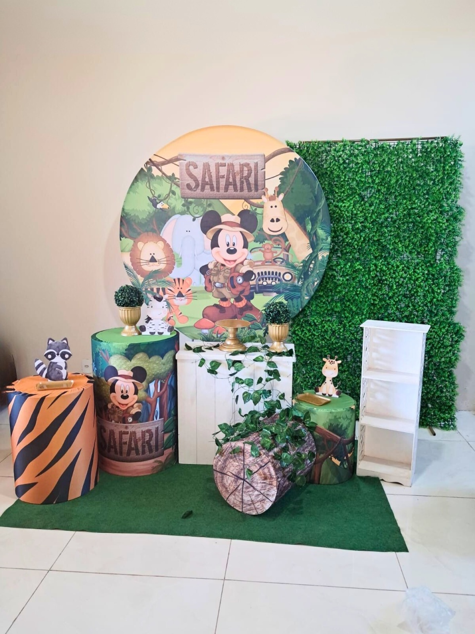 Kit Mickey Safari - Luxo - comdecoracaofestas