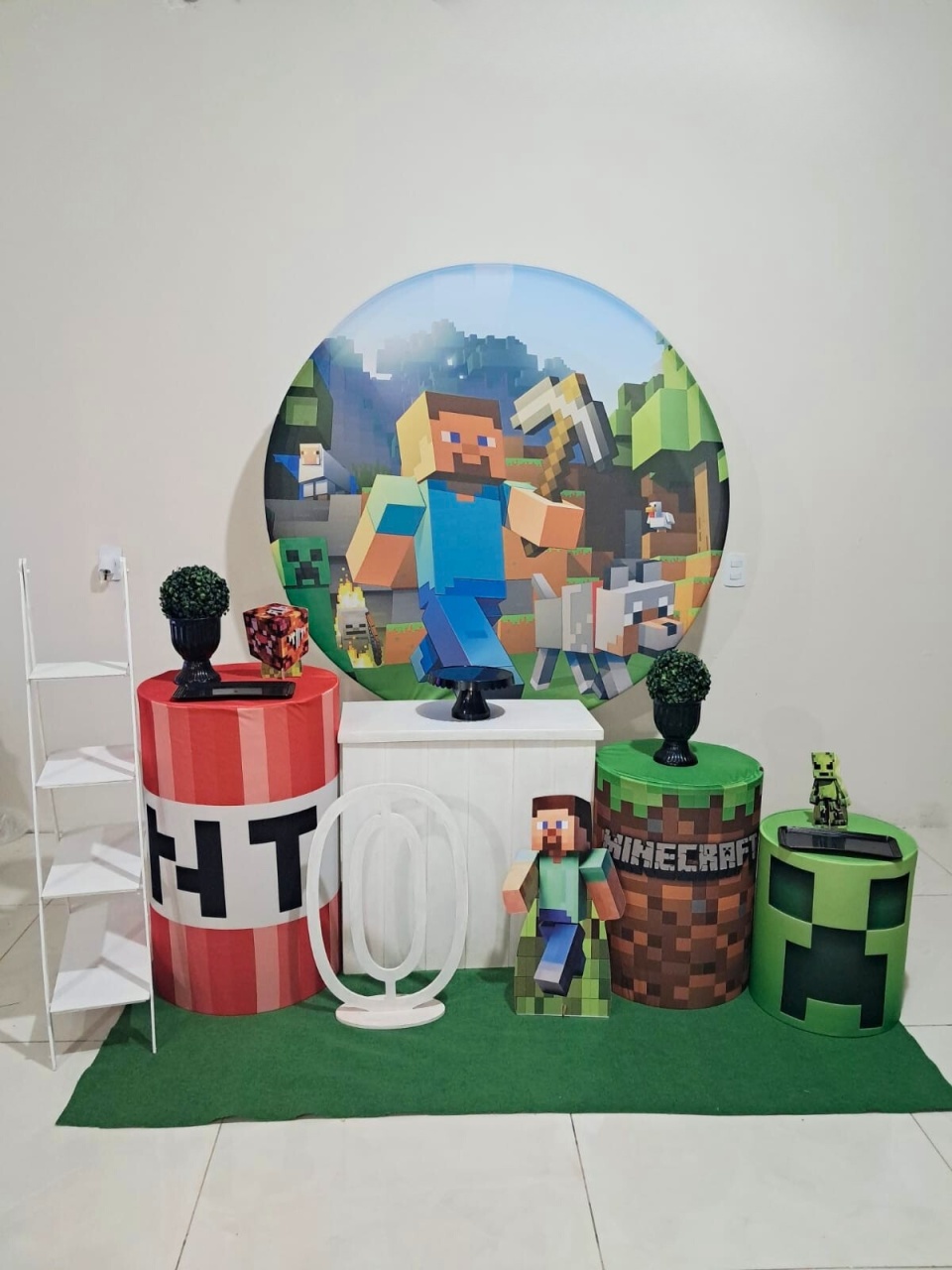 Kit Minecraft - Luxo - comdecoracaofestas