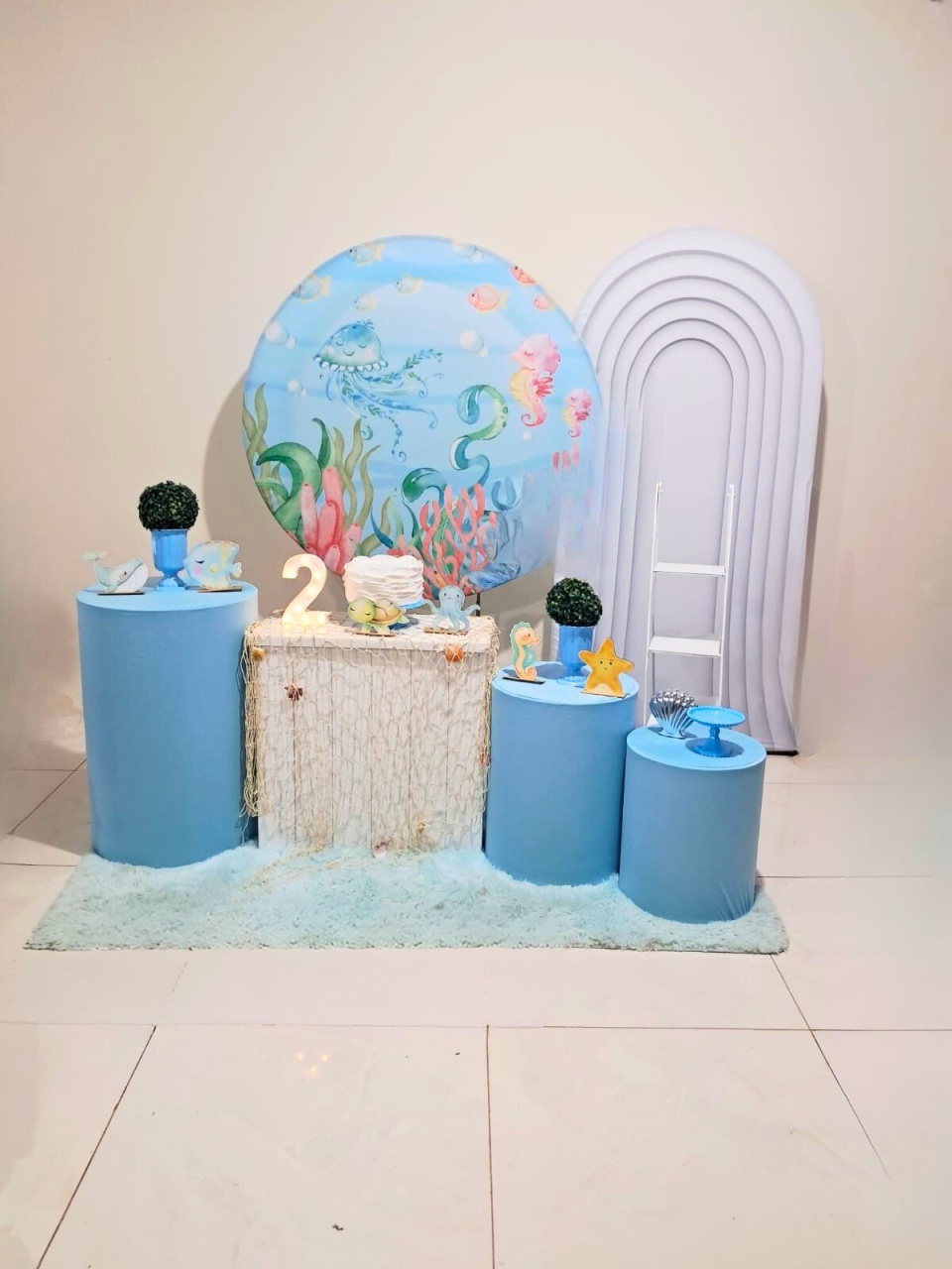 Kit Fundo Do Mar - Luxo - comdecoracaofestas