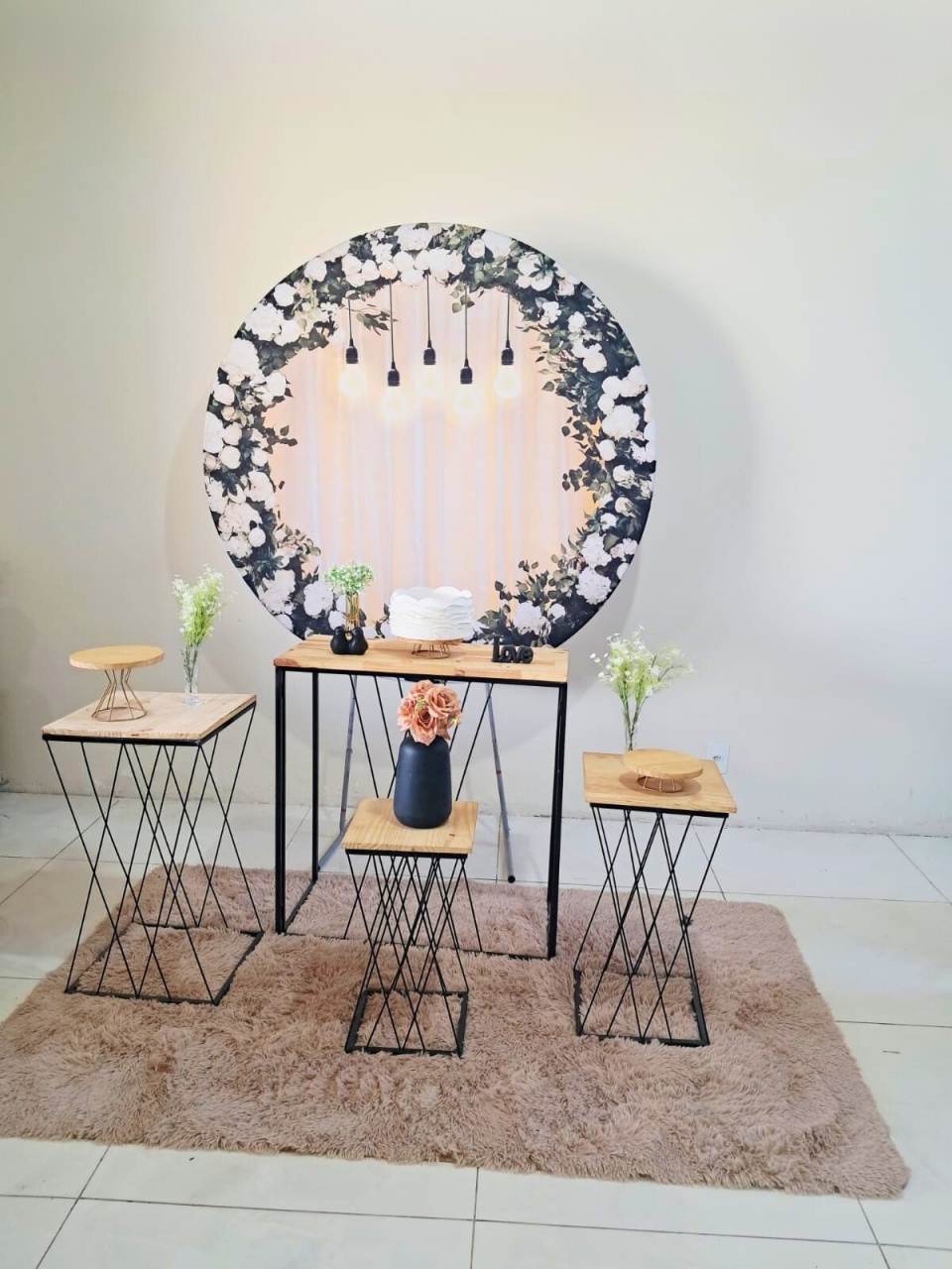 Kit Luzes E Flores - Luxo 2 - comdecoracaofestas