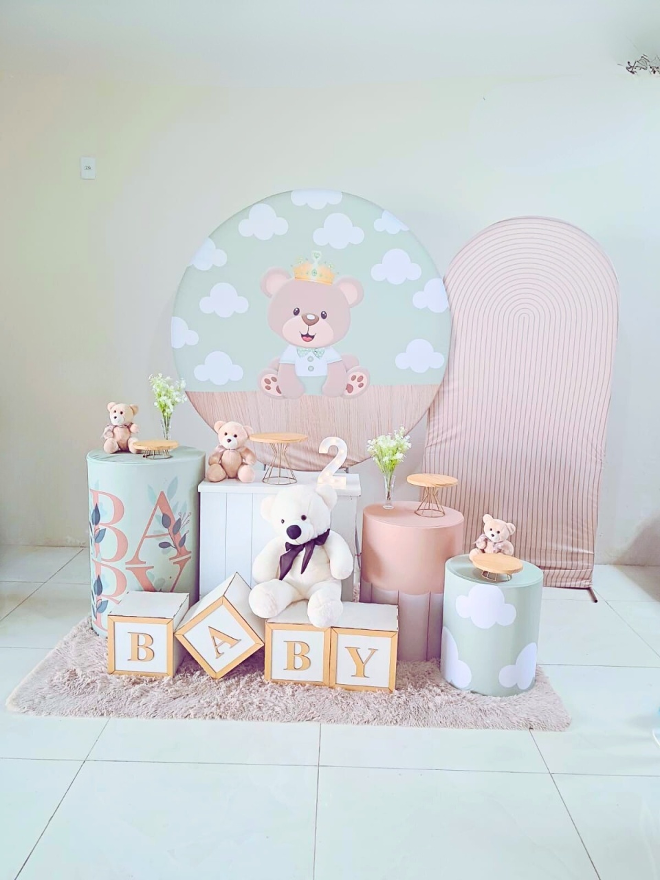 Kit Urso Principe Verde - Luxo  - comdecoracaofestas