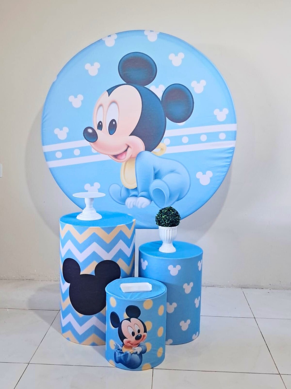 Kit Mickey Bebe - Básico - comdecoracaofestas