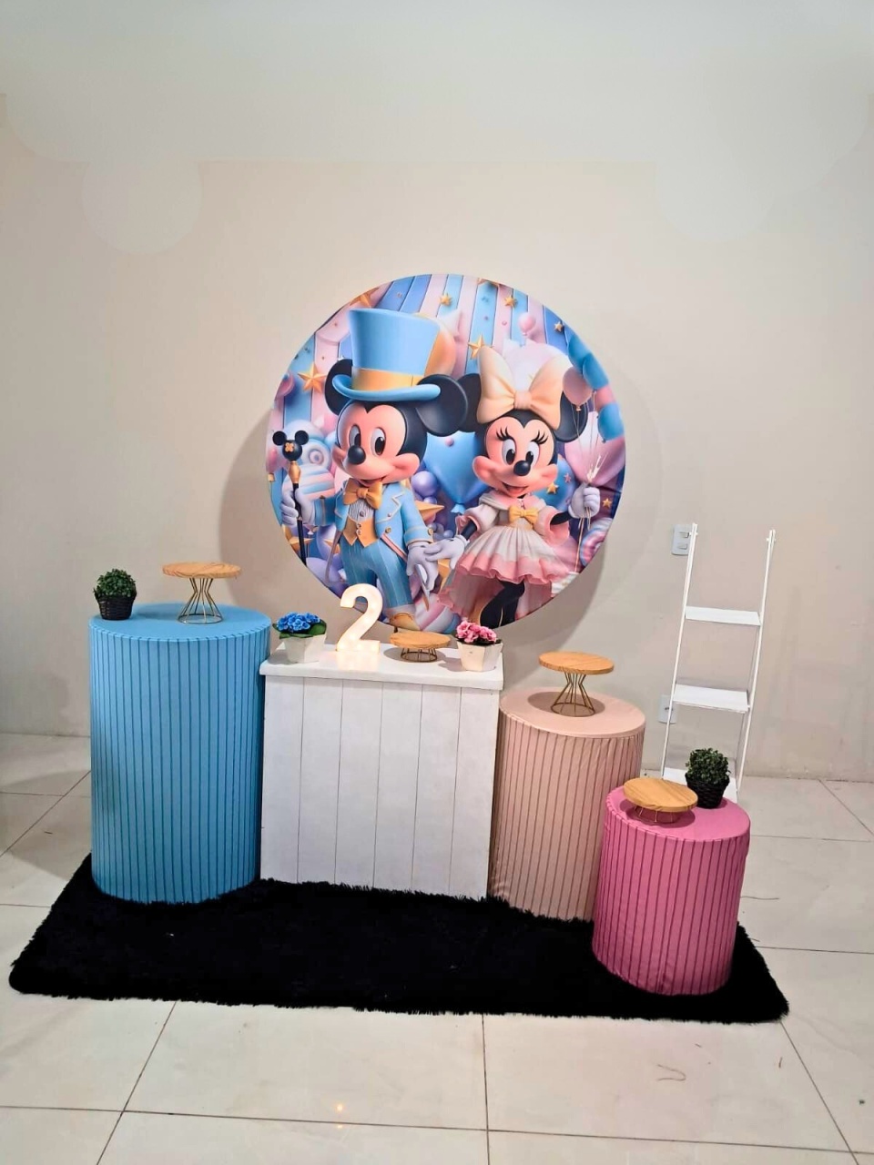 Kit Mickey E Minie - Luxo - comdecoracaofestas