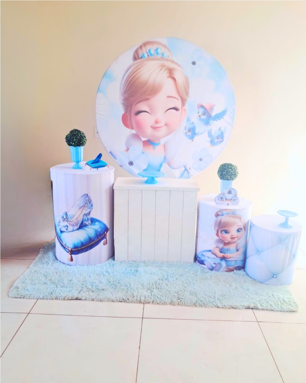 Kit Cinderela Baby - Essencial - comdecoracaofestas