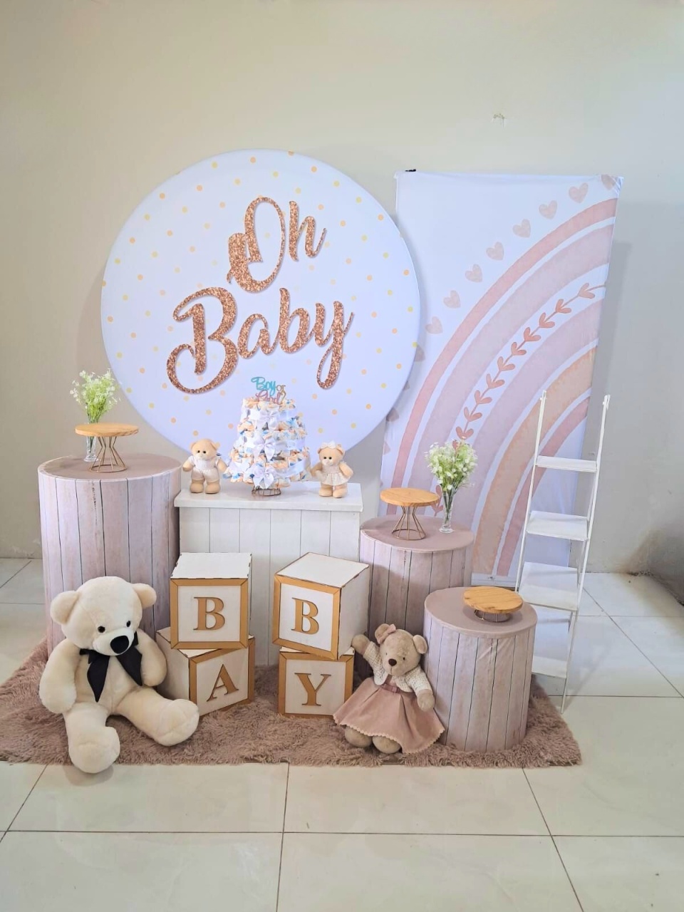 Kit Oh! Baby - Luxo - comdecoracaofestas