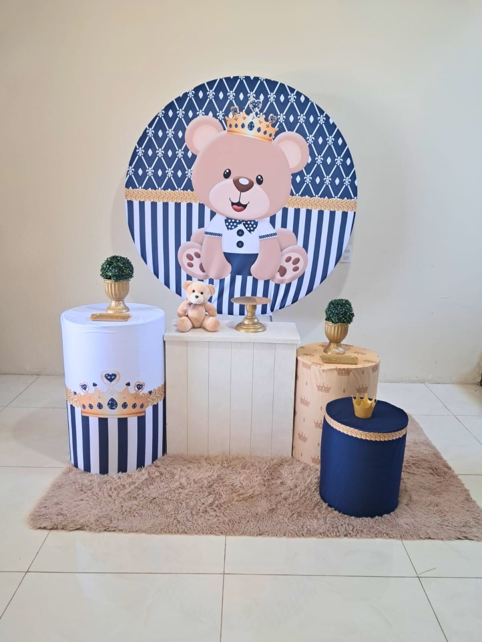 Kit Urso Principe - Essencial - comdecoracaofestas