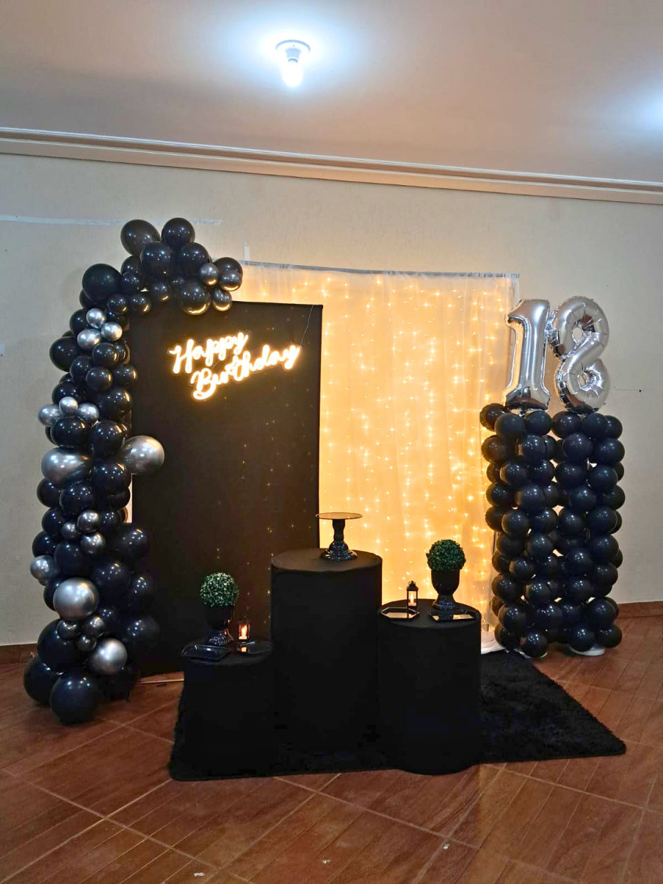 Kit Orgânico Preto - comdecoracaofestas