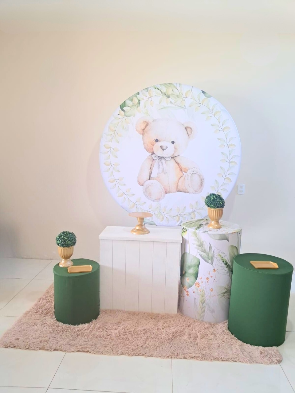 Kit Urso Verde - Essencial - comdecoracaofestas