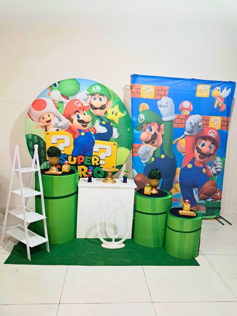 Kit Super Mario - Luxo - comdecoracaofestas