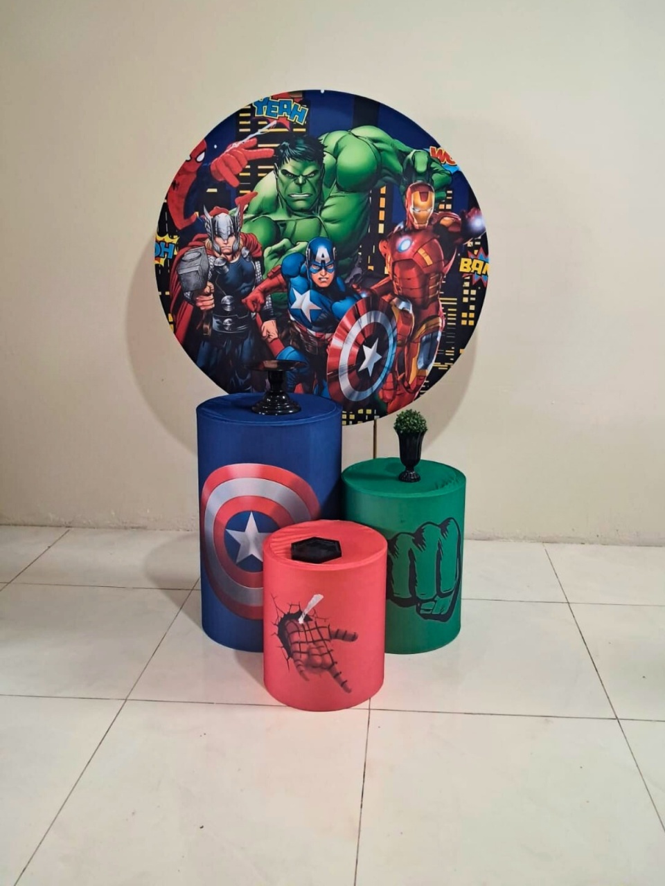 Kit Vingadores -Básico - comdecoracaofestas