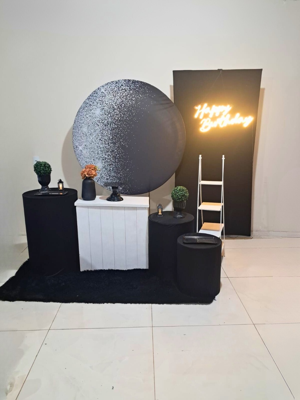 Kit Glitter Preto - Luxo - comdecoracaofestas