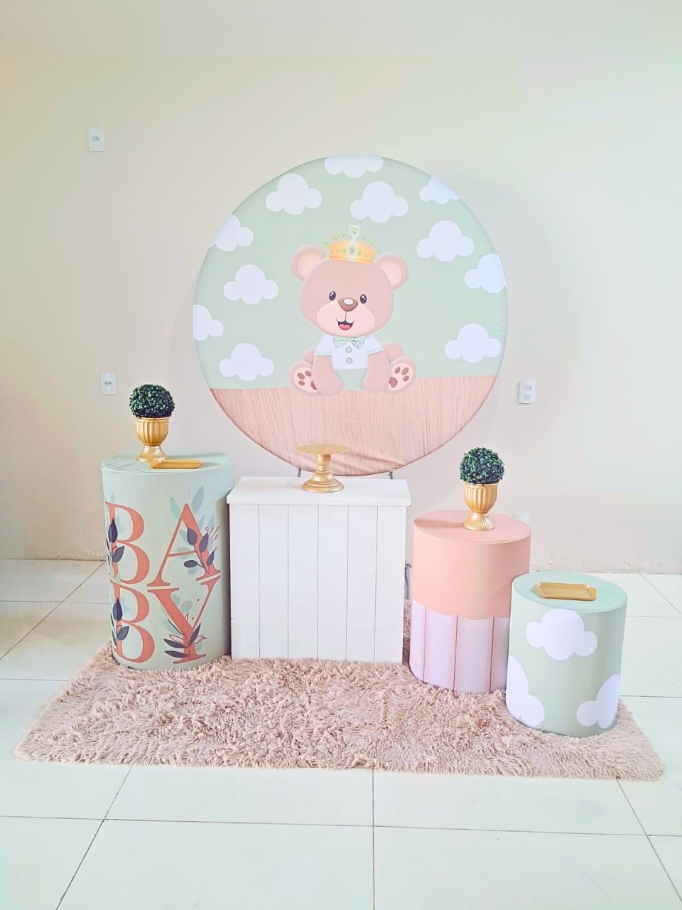 Kit Urso Principe Verde - Essencial  - comdecoracaofestas