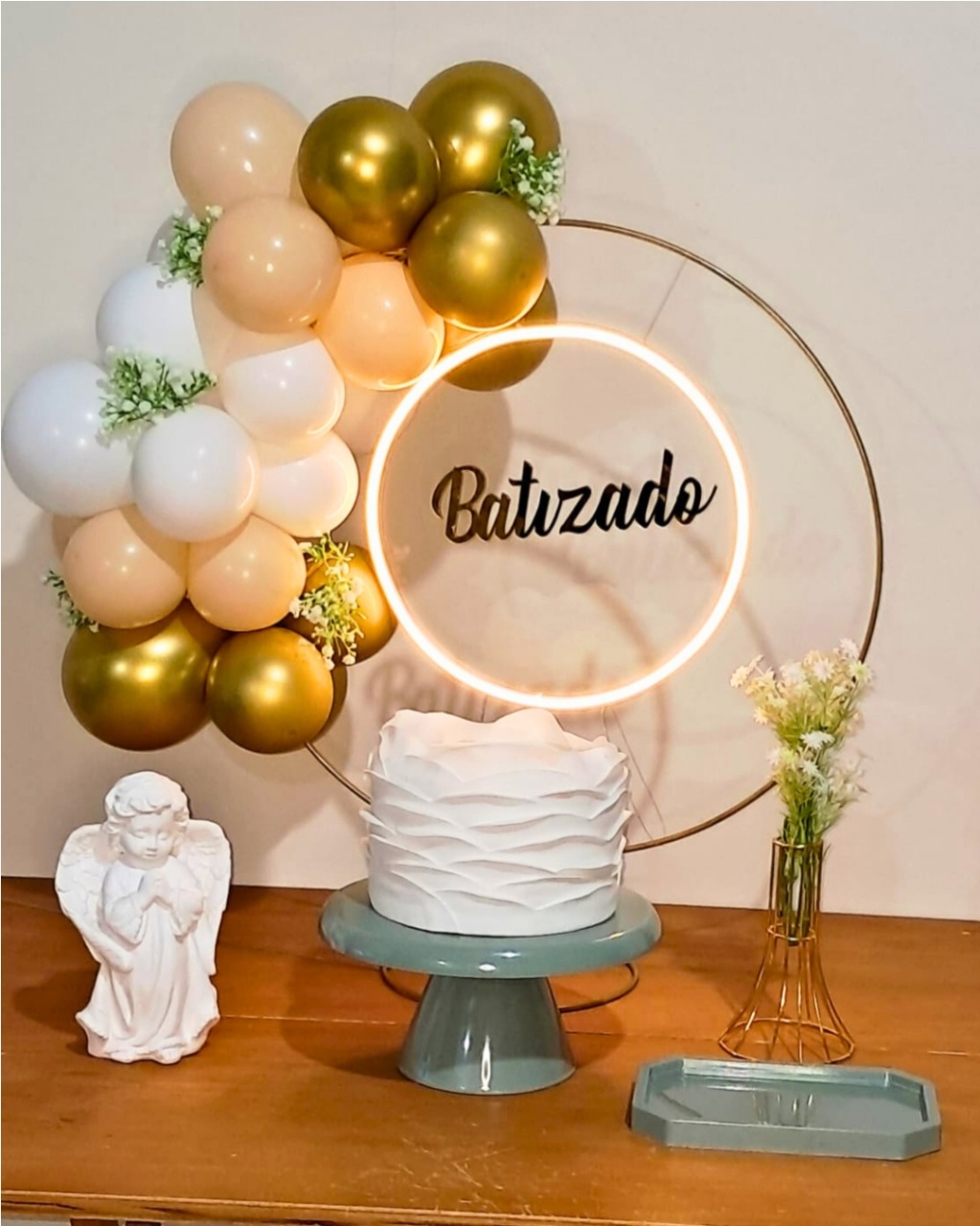 Mini Kit Batizado Led - Luxo - comdecoracaofestas