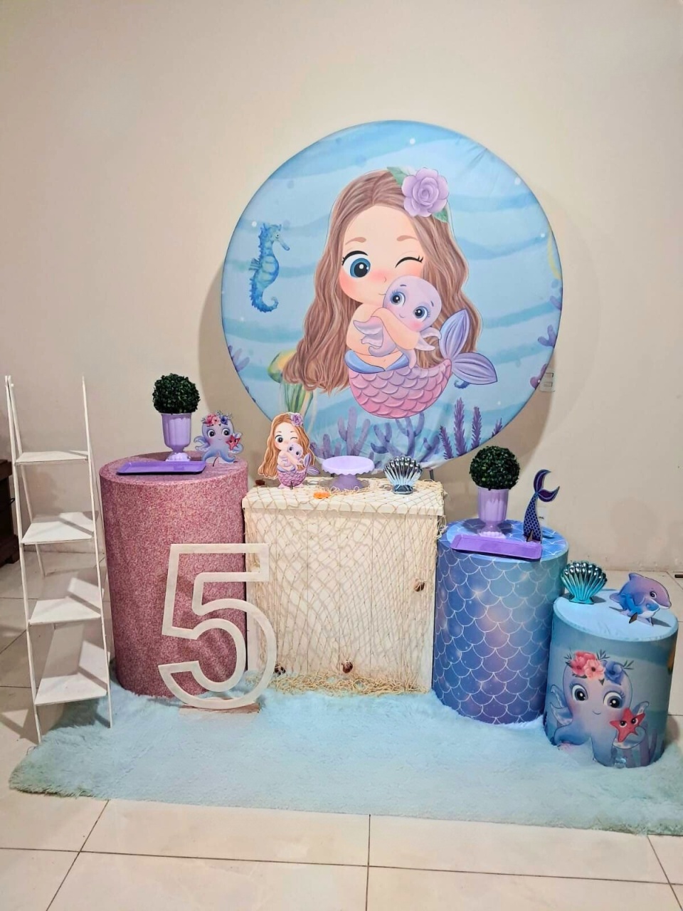 Kit Sereia - Luxo - comdecoracaofestas