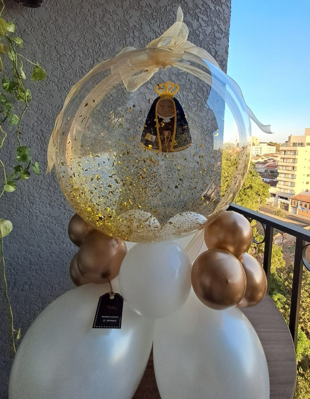Balão Nossa Senhora - comdecoracaofestas