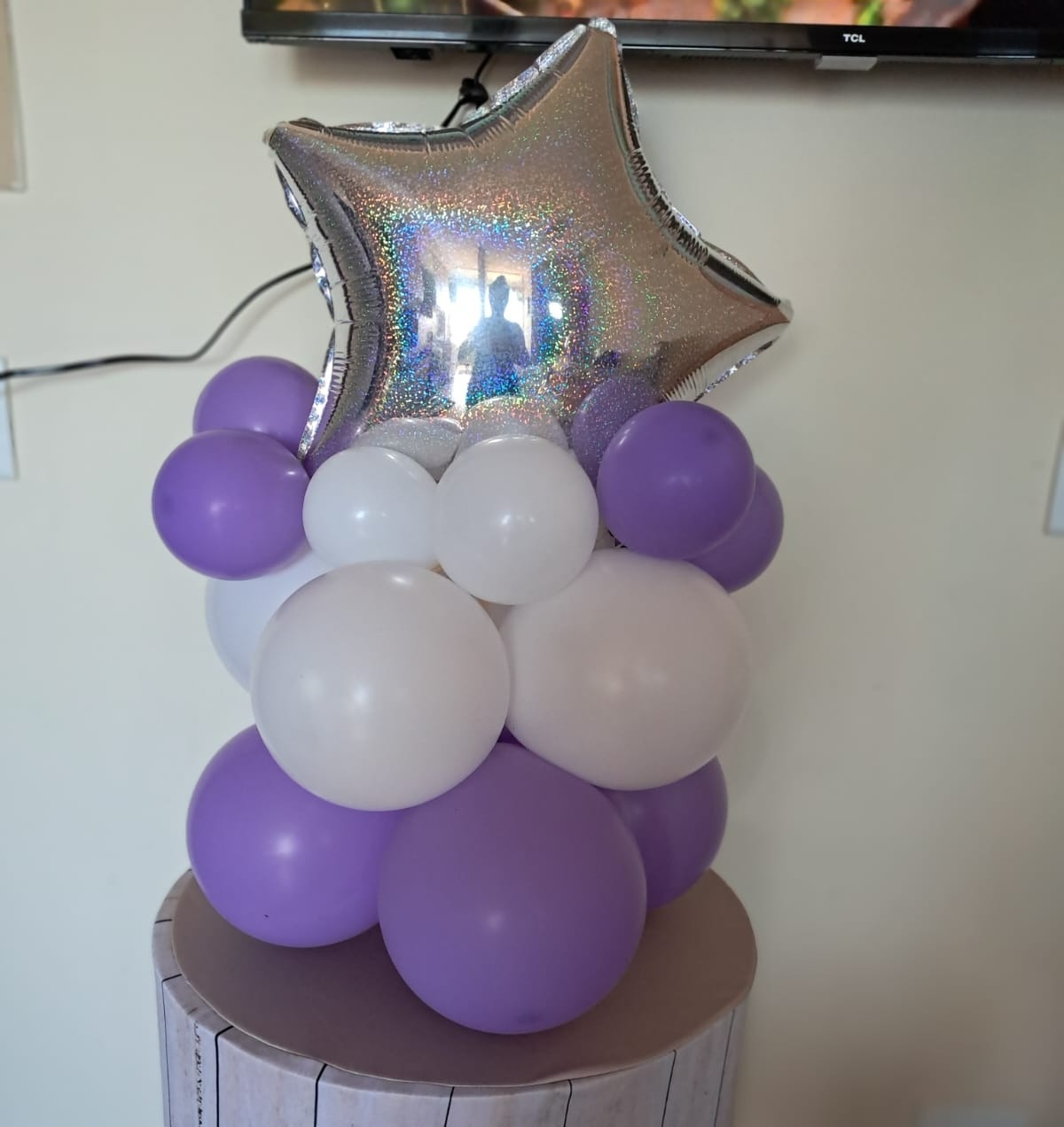 Balão Com Estrela - comdecoracaofestas