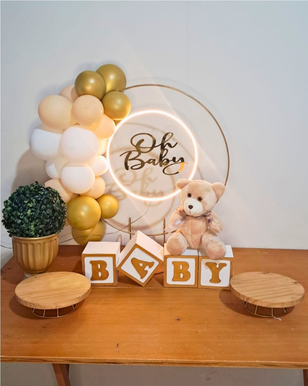 Mini Kit Oh Baby - Luxo - comdecoracaofestas