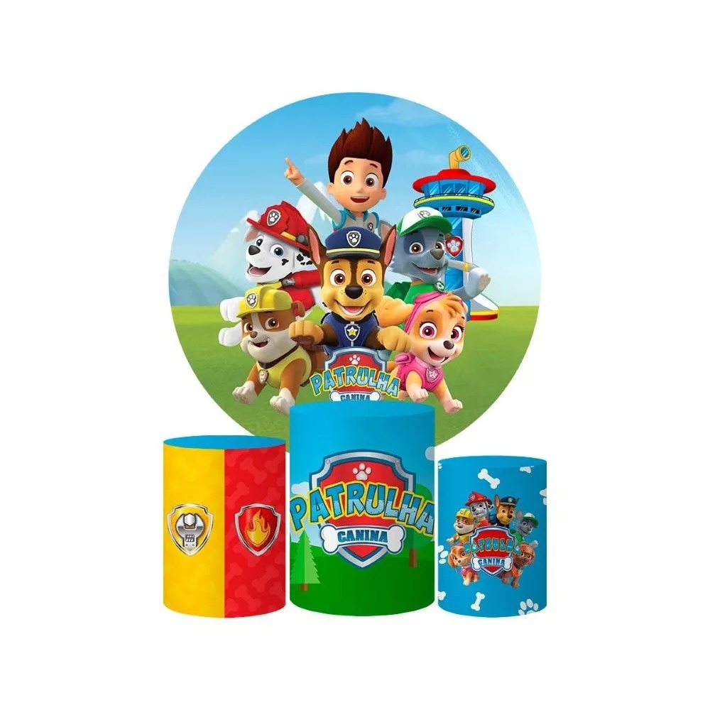 Kit Patrulha Canina - Menina - Luxo - comdecoracaofestas