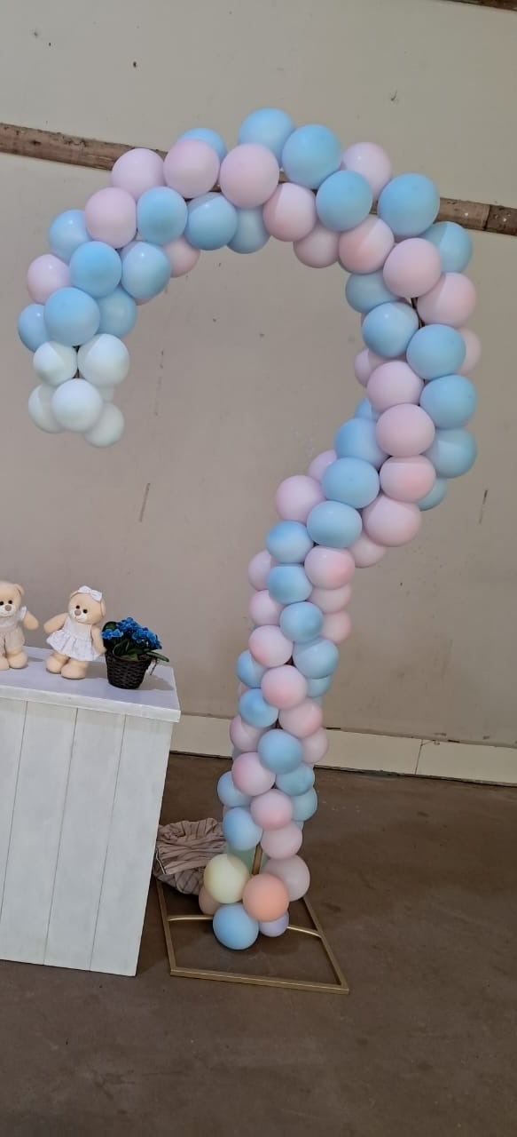 Arco Ponto de Interrogação - comdecoracaofestas