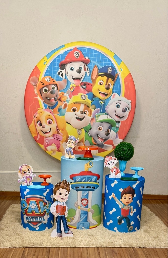 Festa Prata Patrulha Canina  - Thaís Rodrigues Severiano Laginestra