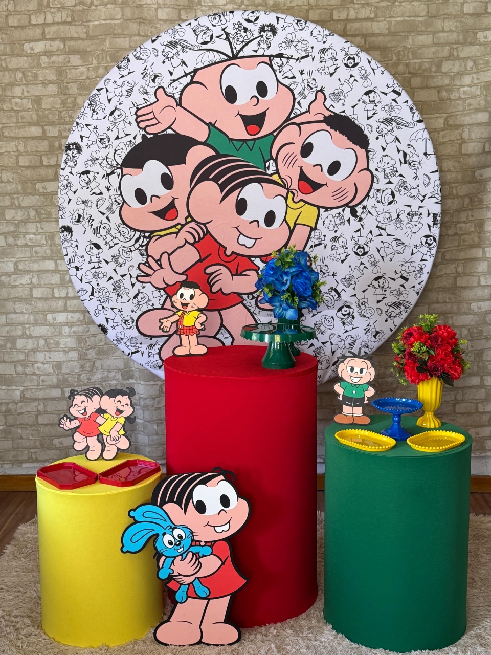Festa Prata Turma da Mônica  - Thaís Rodrigues Severiano Laginestra