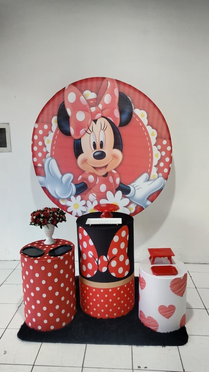 Festa Prata Minnie Vermelha  - Thaís Rodrigues Severiano Laginestra