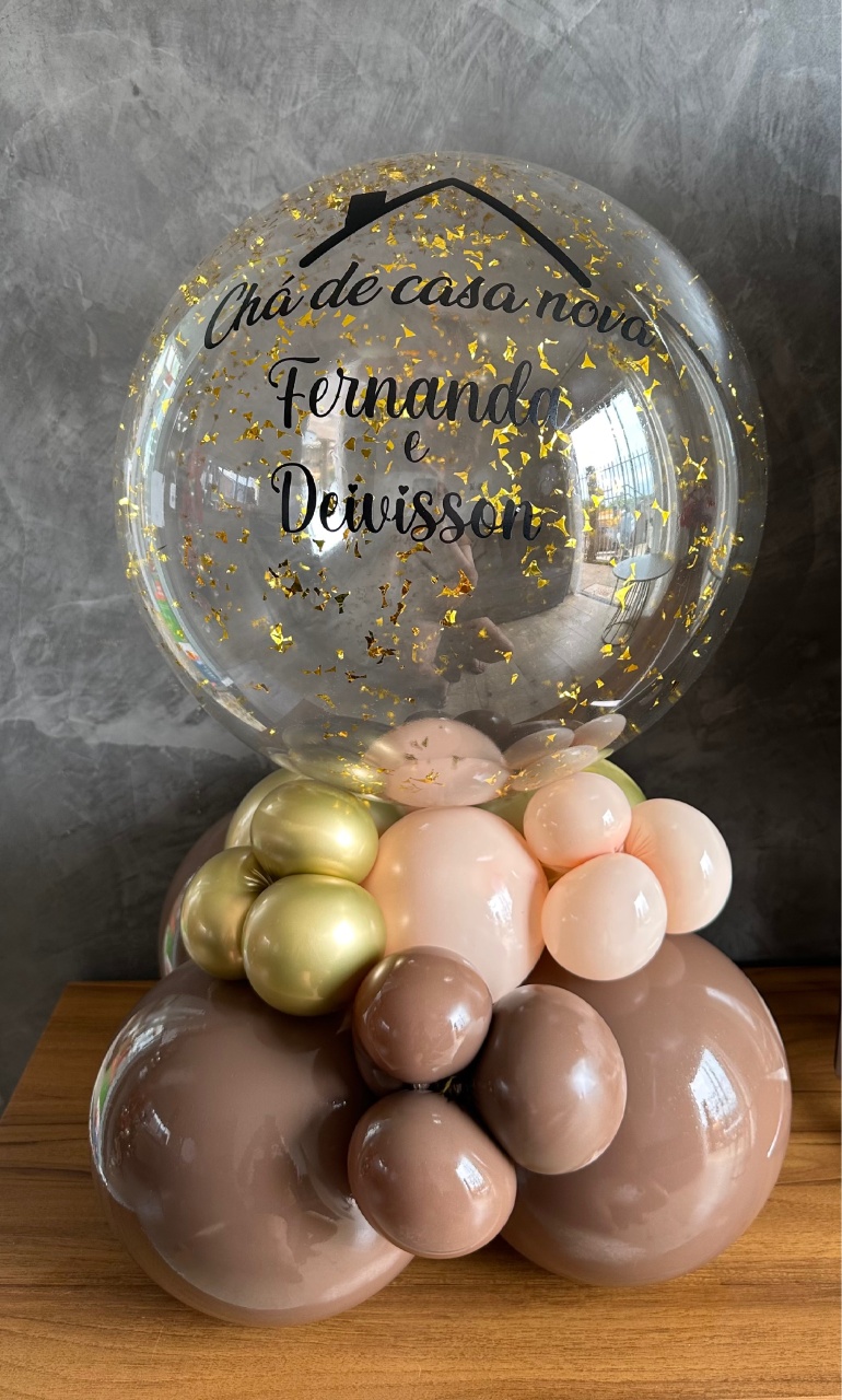 Balão de Mesa Personalizado  - Fernanda da Silveira Cavalheiro 