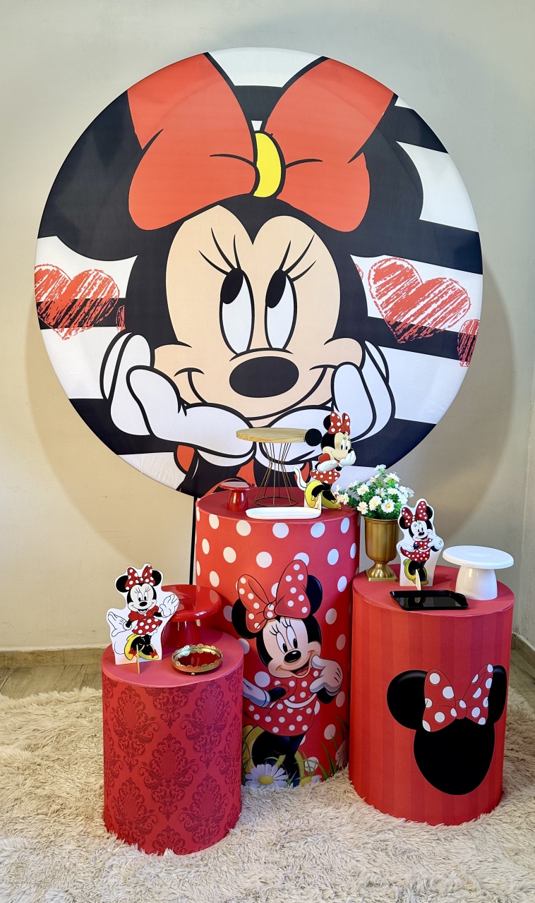 Kit Bronze Minnie Vermelha - Fernanda da Silveira Cavalheiro 