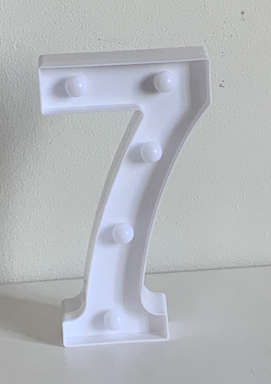 Numeral Led 7 - Fernanda da Silveira Cavalheiro 