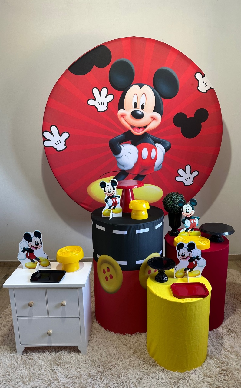 Kit Prata Mickey Vermelho  - Fernanda da Silveira Cavalheiro 