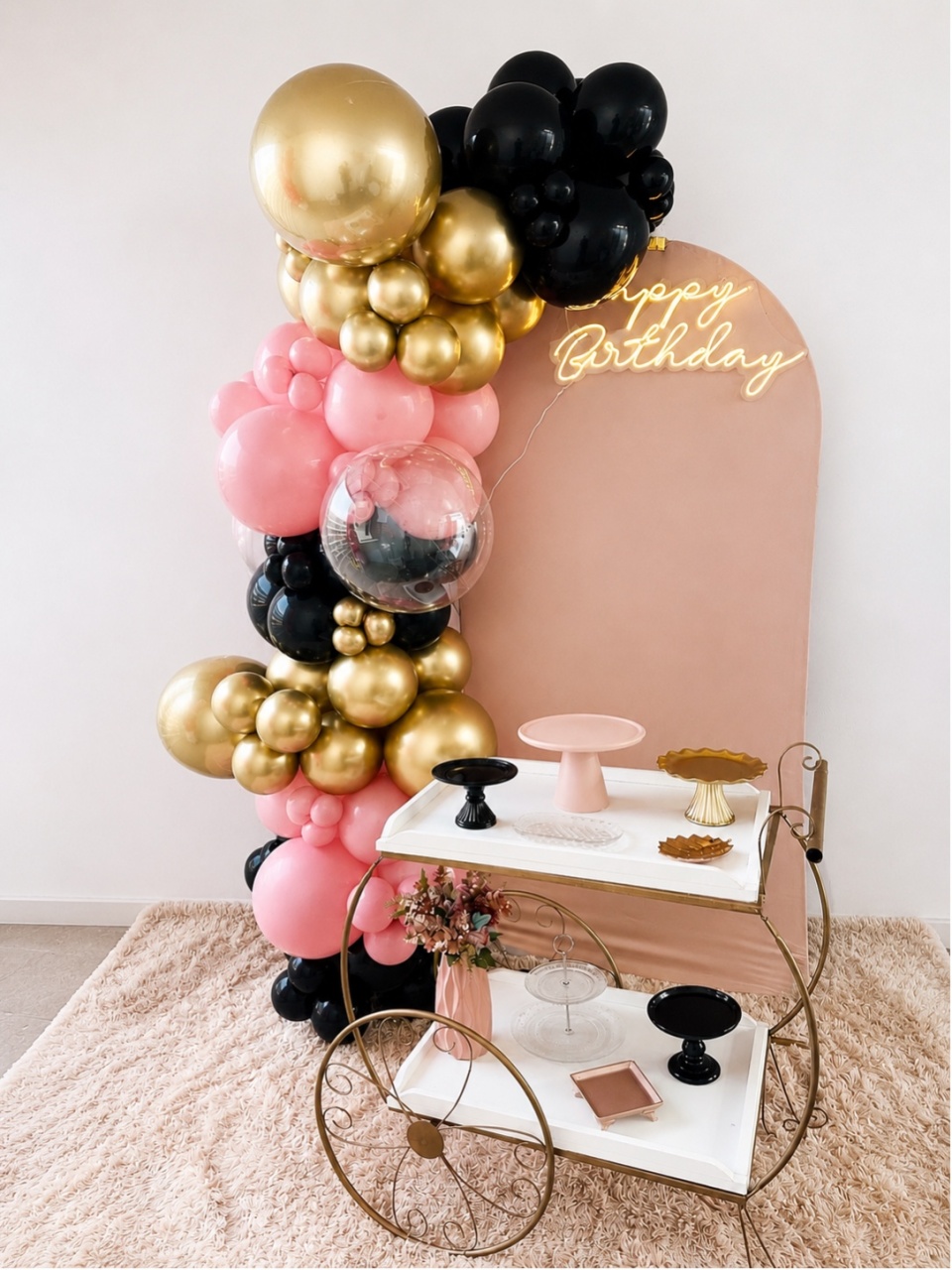 Kit Elegance Rose Com Preto - Fernanda da Silveira Cavalheiro 