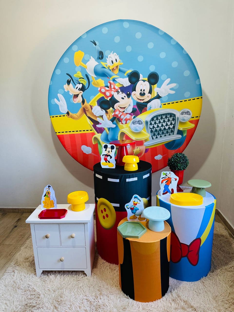 Kit Prata Mickey E Sua Turma  - Fernanda da Silveira Cavalheiro 