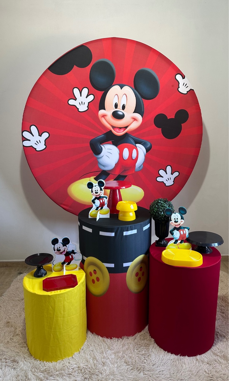 Kit Bronze Mickey Vermelho - Fernanda da Silveira Cavalheiro 