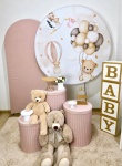 Kit Ouro Urso Com Balão - imagem 1