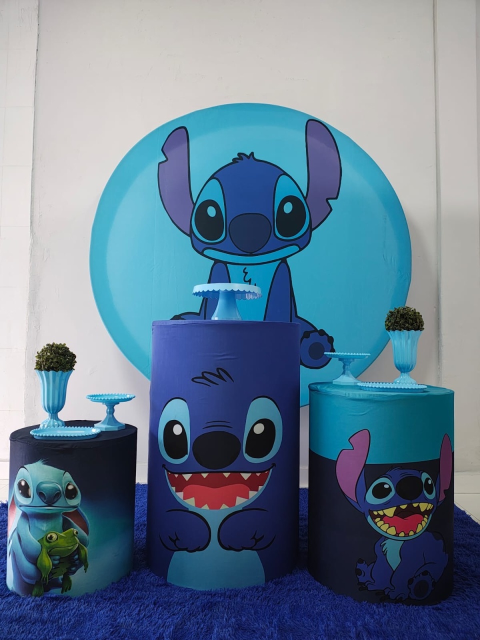 Tema Stitch Azul - NK DECORACAO