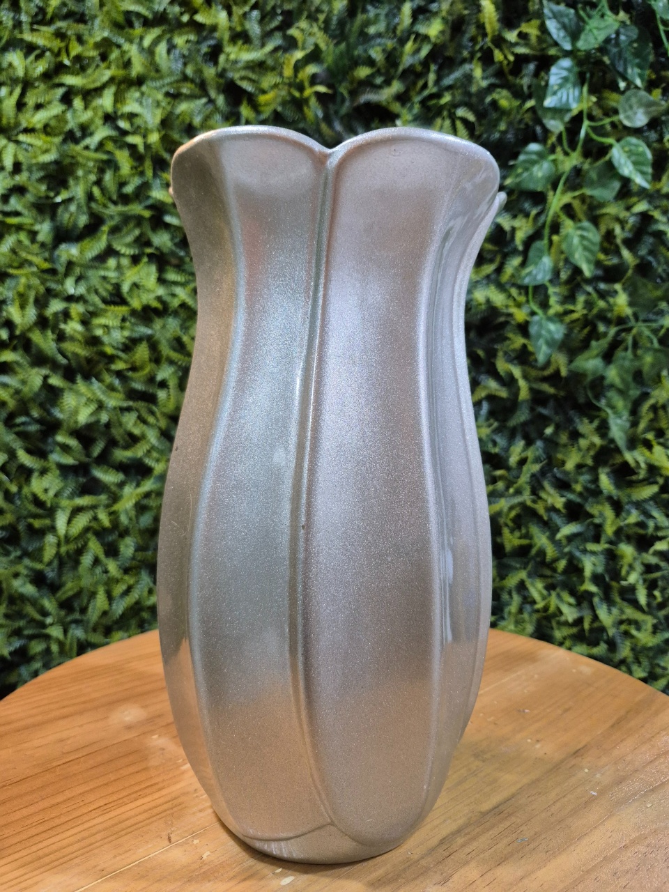 Vaso Folha - Prata - Festa Design 