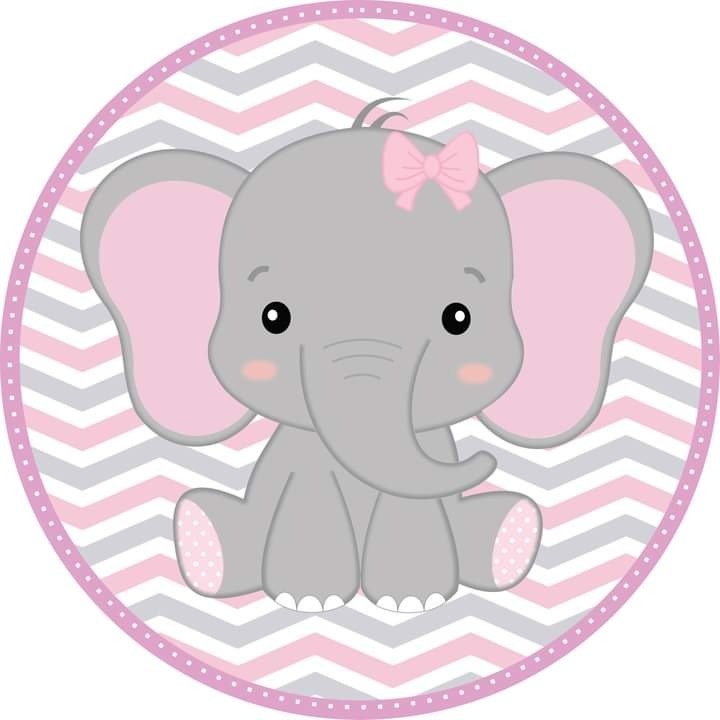 Elefantinho Rosa - Festa Design 
