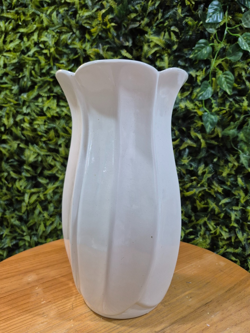 Vaso Folha- Branco - Festa Design 