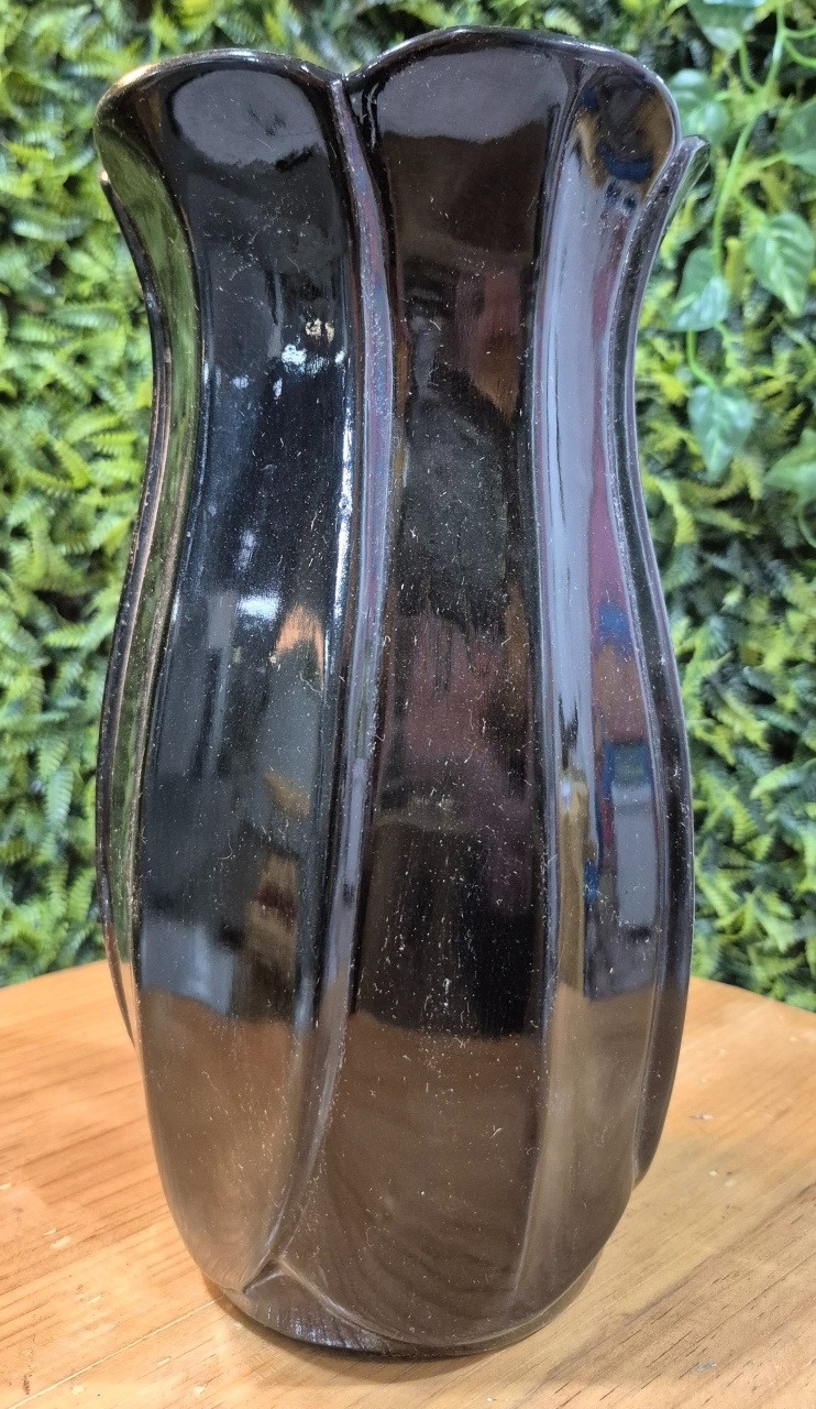 Vaso Folha -Preto - Festa Design 