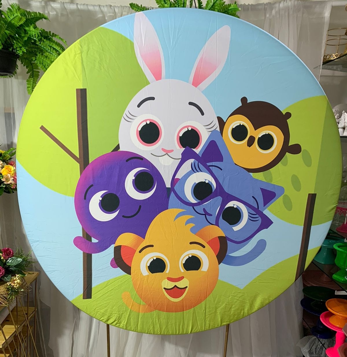 Capa Painel Bolo Fofo  - Festa Design 