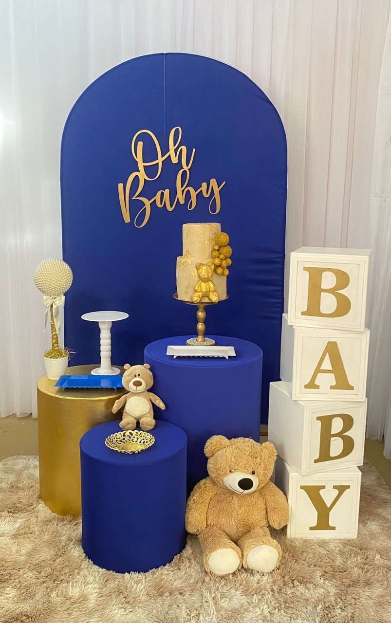 Oh Baby Pirulito Azul Royal - Três Marias Festas