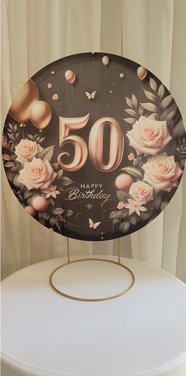 50 Anos Happy Birthday - Três Marias Festas